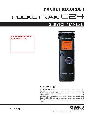 Сервисная инструкция Yamaha POCKETRAK C24 ― Manual-Shop.ru