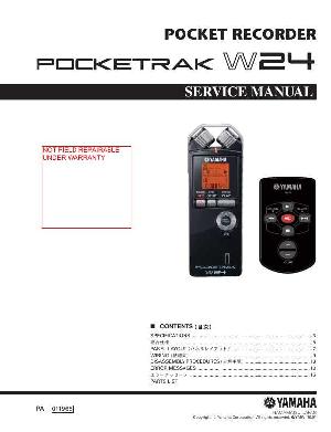 Сервисная инструкция Yamaha POCKETRAK W24 ― Manual-Shop.ru