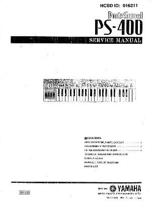 Сервисная инструкция Yamaha PS-400  ― Manual-Shop.ru