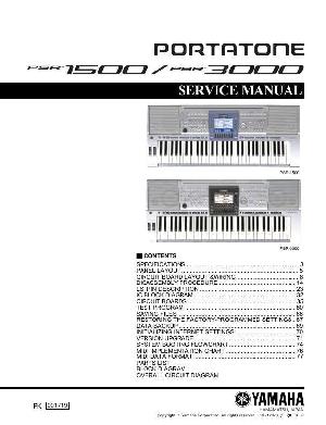 Сервисная инструкция Yamaha PSR-1500, PSR-3000 ― Manual-Shop.ru