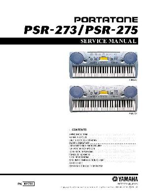 Сервисная инструкция Yamaha PSR-273, PSR-275 ― Manual-Shop.ru