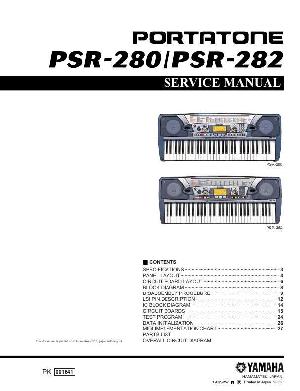 Сервисная инструкция Yamaha PSR-280, PSR-282 ― Manual-Shop.ru
