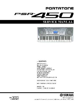 Сервисная инструкция Yamaha PSR-450 ― Manual-Shop.ru