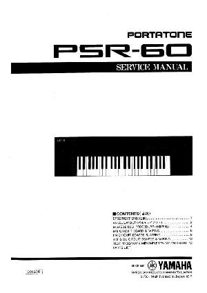 Сервисная инструкция Yamaha PSR-60 ― Manual-Shop.ru