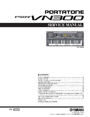 Сервисная инструкция Yamaha PSR-VN300 ― Manual-Shop.ru