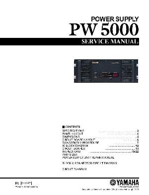 Сервисная инструкция Yamaha PW5000 ― Manual-Shop.ru