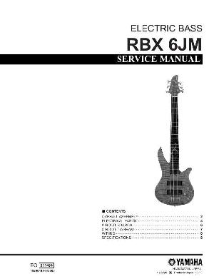 Сервисная инструкция Yamaha RBX-6JM  ― Manual-Shop.ru