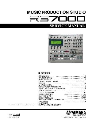 Сервисная инструкция Yamaha RS7000 ― Manual-Shop.ru