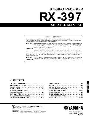 Service manual Yamaha RX-397 ― Manual-Shop.ru