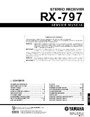 Сервисная инструкция Yamaha RX-797  ― Manual-Shop.ru
