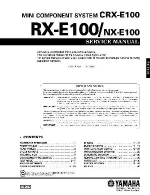 Service manual Yamaha RX-E100 ― Manual-Shop.ru