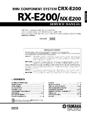 Service manual Yamaha RX-E200, NX-E200 ― Manual-Shop.ru