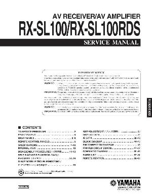 Сервисная инструкция Yamaha RX-SL100RDS  ― Manual-Shop.ru