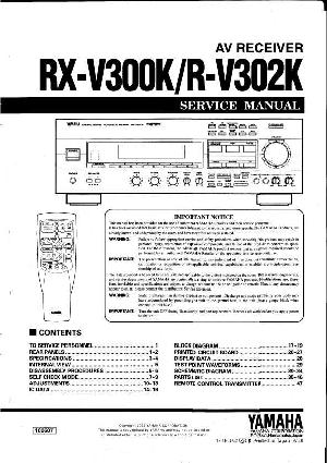 Сервисная инструкция Yamaha RX-V300K ― Manual-Shop.ru