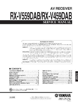 Service manual Yamaha RX-V459DAB, RX-V559DAB ― Manual-Shop.ru