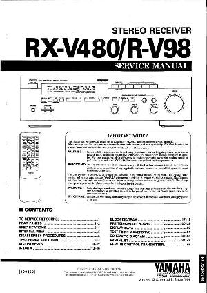 Сервисная инструкция Yamaha RX-V480 ― Manual-Shop.ru