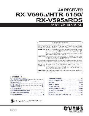 Service manual Yamaha RX-V595A, RX-V595aRDS, HTR-5150 ― Manual-Shop.ru