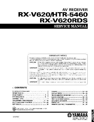 Сервисная инструкция Yamaha RX-V620RDS, HTR-5460 ― Manual-Shop.ru