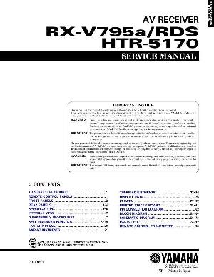 Сервисная инструкция Yamaha RX-V795A, RX-V795RDS ― Manual-Shop.ru