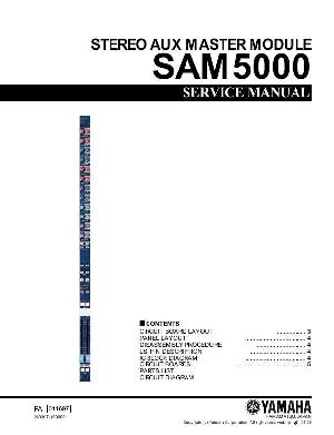 Сервисная инструкция Yamaha SAM5000 ― Manual-Shop.ru