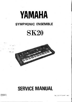 Сервисная инструкция Yamaha SK-20 ― Manual-Shop.ru