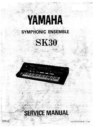Сервисная инструкция Yamaha SK30 ― Manual-Shop.ru