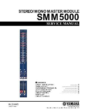 Сервисная инструкция Yamaha SMM5000 ― Manual-Shop.ru