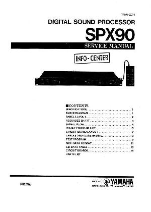 Service manual Yamaha SPX-90 ― Manual-Shop.ru