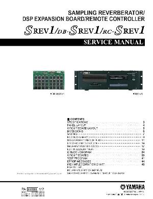 Сервисная инструкция Yamaha SREV1/RC, SREV1/DB, SREV1  ― Manual-Shop.ru