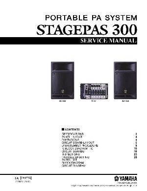 Сервисная инструкция Yamaha STAGEPAS 300 ― Manual-Shop.ru