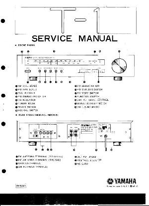 Сервисная инструкция Yamaha T-1  ― Manual-Shop.ru