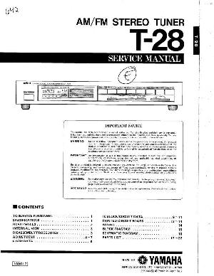 Сервисная инструкция Yamaha T-28 ― Manual-Shop.ru