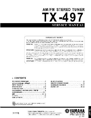 Service manual Yamaha TX-497 ― Manual-Shop.ru