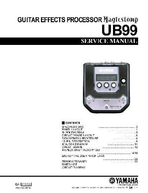 Сервисная инструкция Yamaha UB99 ― Manual-Shop.ru