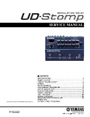 Сервисная инструкция Yamaha UD-STOMP  ― Manual-Shop.ru