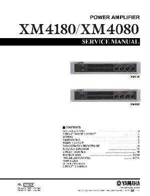 Service manual Yamaha XM4080, XM4180 ― Manual-Shop.ru