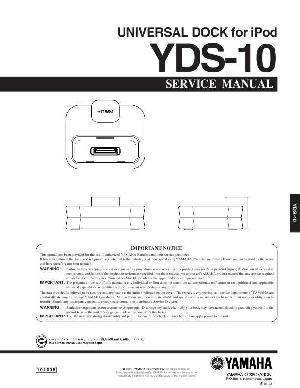 Сервисная инструкция Yamaha YDS-10 ― Manual-Shop.ru
