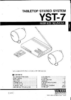 Сервисная инструкция Yamaha YST-7  ― Manual-Shop.ru