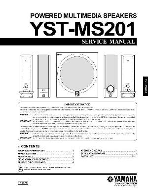 Сервисная инструкция Yamaha YST-MS201 ― Manual-Shop.ru