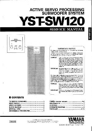 Сервисная инструкция Yamaha YST-SW120 ― Manual-Shop.ru