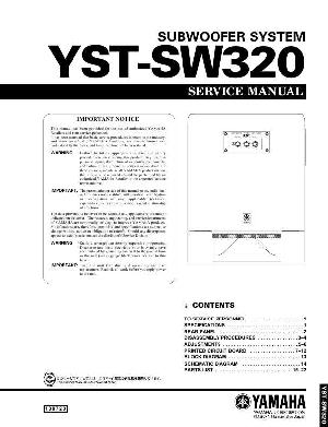 Сервисная инструкция Yamaha YST-SW320  ― Manual-Shop.ru