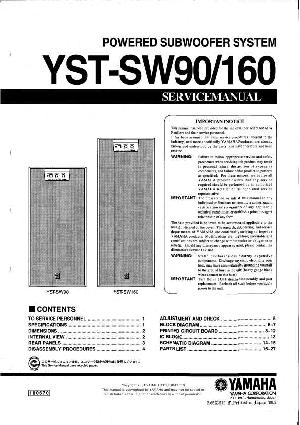 Сервисная инструкция Yamaha YST-SW90, SW160 ― Manual-Shop.ru