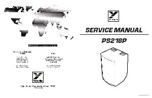 Сервисная инструкция Yorkville PS218P ― Manual-Shop.ru