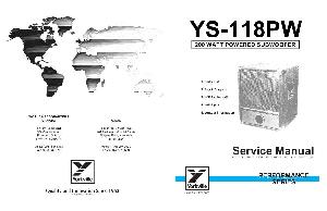 Сервисная инструкция Yorkville YS-118PW ― Manual-Shop.ru