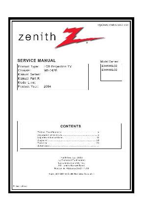 Сервисная инструкция Zenith E44W46LCD ― Manual-Shop.ru