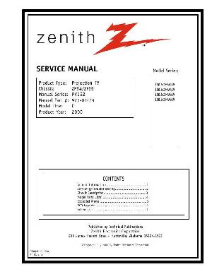 Сервисная инструкция Zenith IQC60H94W ― Manual-Shop.ru