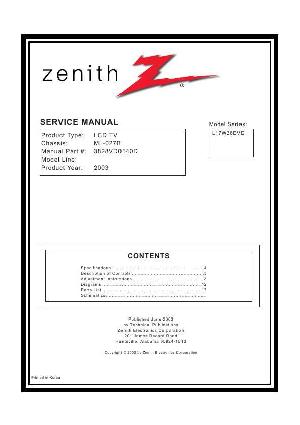 Service manual Zenith L17V36DVD ― Manual-Shop.ru