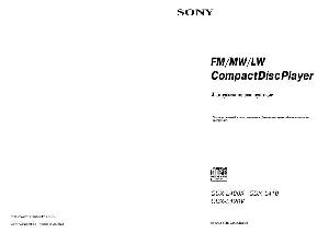 User manual Sony CDX-L400X  ― Manual-Shop.ru