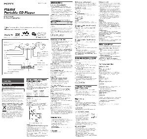 Инструкция Sony D-NF007  ― Manual-Shop.ru