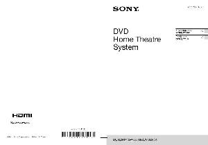 User manual Sony DAV-DZ340M  ― Manual-Shop.ru